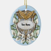 Décoration En Céramique Bouclier de nénuphars (Droite)