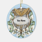 Décoration En Céramique Bouclier de nénuphars (Gauche)