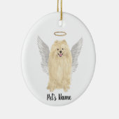 Décoration En Céramique Bougie commémorative pour Pomeranian (Droite)