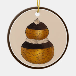 Décoration En Céramique Boulangerie Pâtisserie Chef pâtisserie Religieuse 