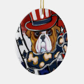 Décoration En Céramique Bouledogue          (Droite)