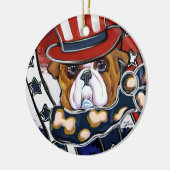 Décoration En Céramique Bouledogue          (Gauche)