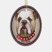 Décoration En Céramique Bouledogue  (Droite)