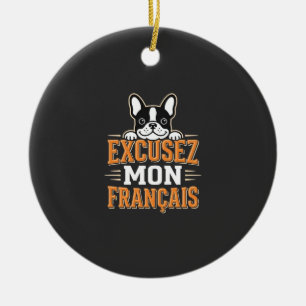 Décoration En Céramique Bouledogue Français Excusez Mon Franais Design