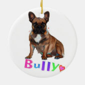 Décoration En Céramique Bouledogue français French Bulldog (Dos)