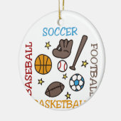 Décoration En Céramique Boules de sport (Gauche)