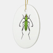 Décoration En Céramique Bousier vert (Gauche)