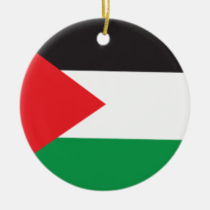 Décoration En Céramique Bouton Palestine, Drapeau Patriotique Palestinien