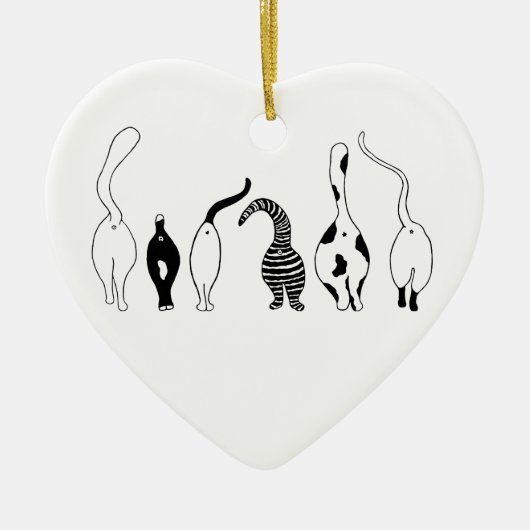 Décoration En Céramique Boutons de chat (Devant)