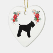 Décoration En Céramique Bouvier des Flandres Silhouette (Gauche)