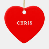 Décoration En Céramique Bowling Noël Collectif (Dos)