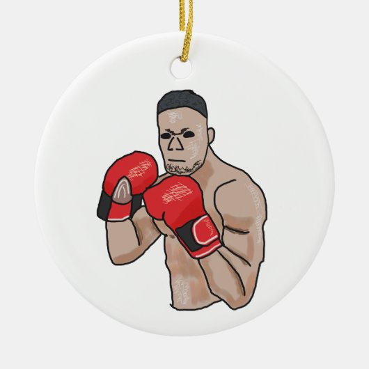 Décoration En Céramique Boxe (Devant)