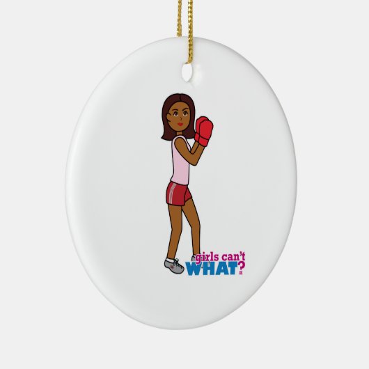 Décoration En Céramique Boxe Girl (Droite)