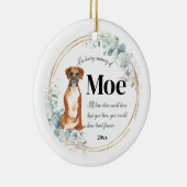 Décoration En Céramique Boxer Dog In Love Mémoire Pet Memorial (Droite)