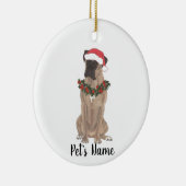 Décoration En Céramique Boxer personnalisé (Masqué Fun) (Droite)