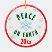 Décoration En Céramique Boy 8th Christmas Orange Car AGE YEAR (Dos)