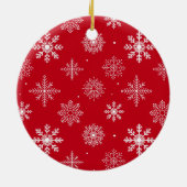 Décoration En Céramique Bracelet Script Joyeux Noël Photo Rouge Retour (Dos)
