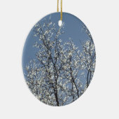 Décoration En Céramique Branches Icy dans le ciel bleu d'hiver (Droite)