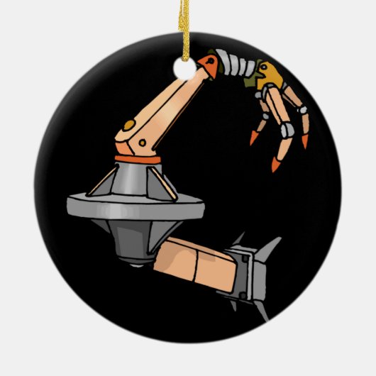 Décoration En Céramique Bras de robot (Dos)