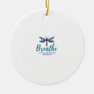 Décoration En Céramique Breathe Dragonfly Prévention du suicide santé ment