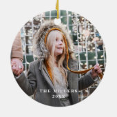 Décoration En Céramique Brève | Photo sur mesure de la botanique (Dos)