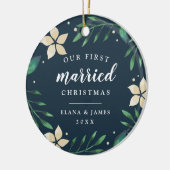 Décoration En Céramique Bright Boughs | Première photo de Noël mariée (Gauche)