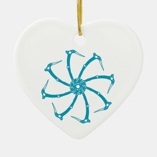 Décoration En Céramique Broche de l'outil de glace (Devant)