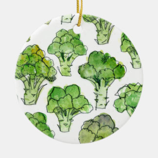 Décoration En Céramique Brocoli - formel