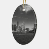 Décoration En Céramique Brooklyn noir panoramique (Gauche)