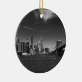 Décoration En Céramique Brooklyn noir panoramique (Droite)