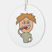 Décoration En Céramique Brossage des dents (Gauche)