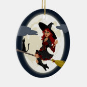 Décoration En Céramique brosse à brosse sorcière (Droite)