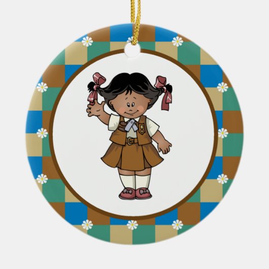 Décoration En Céramique Brownie3 (Devant)