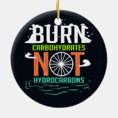 Décoration En Céramique Brûler les glucides et non les hydrocarbures Chang (Dos)