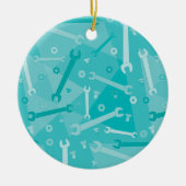 Décoration En Céramique Brûlures, noix et boulons (Devant)