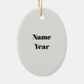 Décoration En Céramique Brunette Female EMS Parnament (Dos)