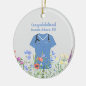 Décoration En Céramique BSN Nurse Blue Scrubs (Gauche)