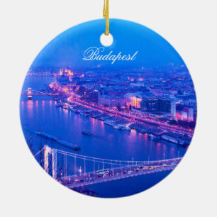 Décoration En Céramique Budapest par nuit