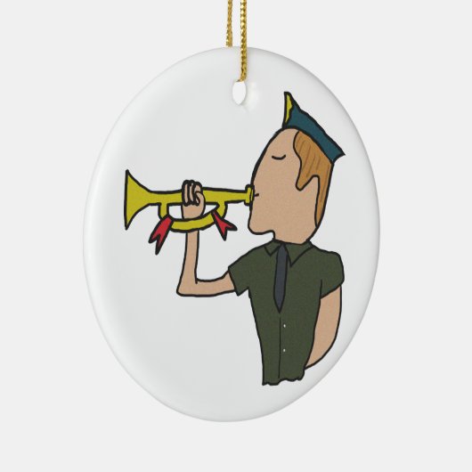 Décoration En Céramique Bugle (Droite)