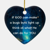 Décoration En Céramique Bugs Butt Light Up Firefly Lightning bug (Dos)