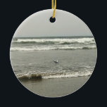 Décoration En Céramique Bullards Beach State Park, Bandon, Oregon<br><div class="desc">Fin de semaine de la Fête du Travail en 2017, nous avons exploré à Bandon, en Oregon, au Bullards Beach State Park. Il était fumé à cause des feux de forêt dans le sud de l'Oregon, mais c'était encore un endroit très amusant à voir ! Une mouette flotte dans l'eau...</div>