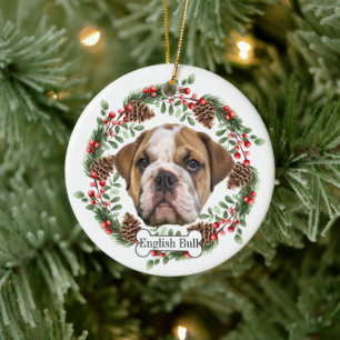 Décoration En Céramique Bulldog anglais