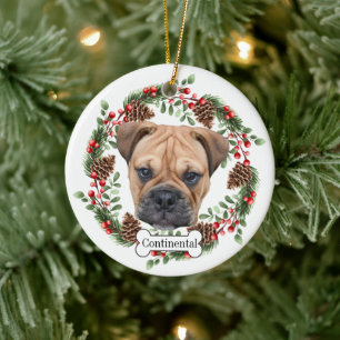 Décoration En Céramique bulldog continental