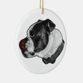 Décoration En Céramique Bulldog Ruby Objet de collection (Droite)