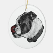 Décoration En Céramique Bulldog Ruby Objet de collection (Gauche)