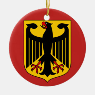 Décoration En Céramique Bundesadler - Bundeswappen Deutschlands -