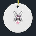 Décoration En Céramique Bunny Face Leopard Glasses Bubble Gum Easter Day G<br><div class="desc">Bunny Face Leopard Glasses Bubble Gum Easter Day Girls Kids T-Shirt</div>