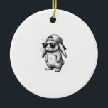 Décoration En Céramique Bunny Face With Sunglasses Cap Easter Day for Boys<br><div class="desc">Bunny Face With Sunglasses Cap Easter Day for Boys Men Kids T-Shirt_2</div>