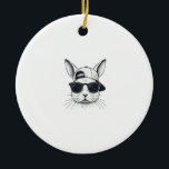 Décoration En Céramique Bunny Face with Sunglasses Cap Easter Day for Boys<br><div class="desc">Bunny Face with Sunglasses Cap Easter Day for Boys Men Kids T-Shirt_1</div>