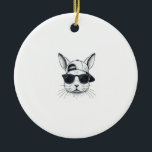 Décoration En Céramique Bunny Face with Sunglasses Cap Easter Day for Boys<br><div class="desc">Bunny Face with Sunglasses Cap Easter Day for Boys Men Kids T-Shirt_1</div>